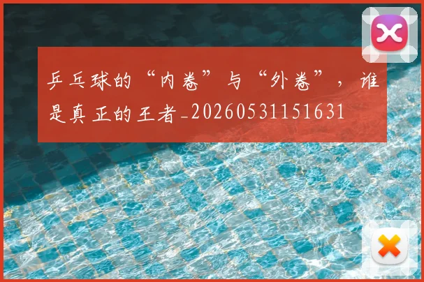 乒乓球的“内卷”与“外卷”，谁是真正的王者_20260531151631